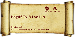 Mogán Viorika névjegykártya
